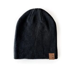 Little Bipsy Knit Beanie - Black